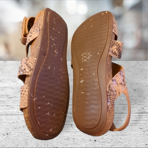 Clark's artisan strappy open toe sling back sandal 8.5 - Picture 11 of 15